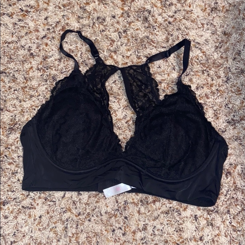 PINK lace bralette
